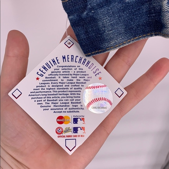 NWT Seattle mariners Levi jean jacket size large - Picture 4 of 7